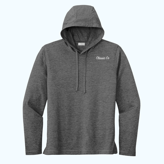 Elevated Performance Script Hooded Long Sleeve