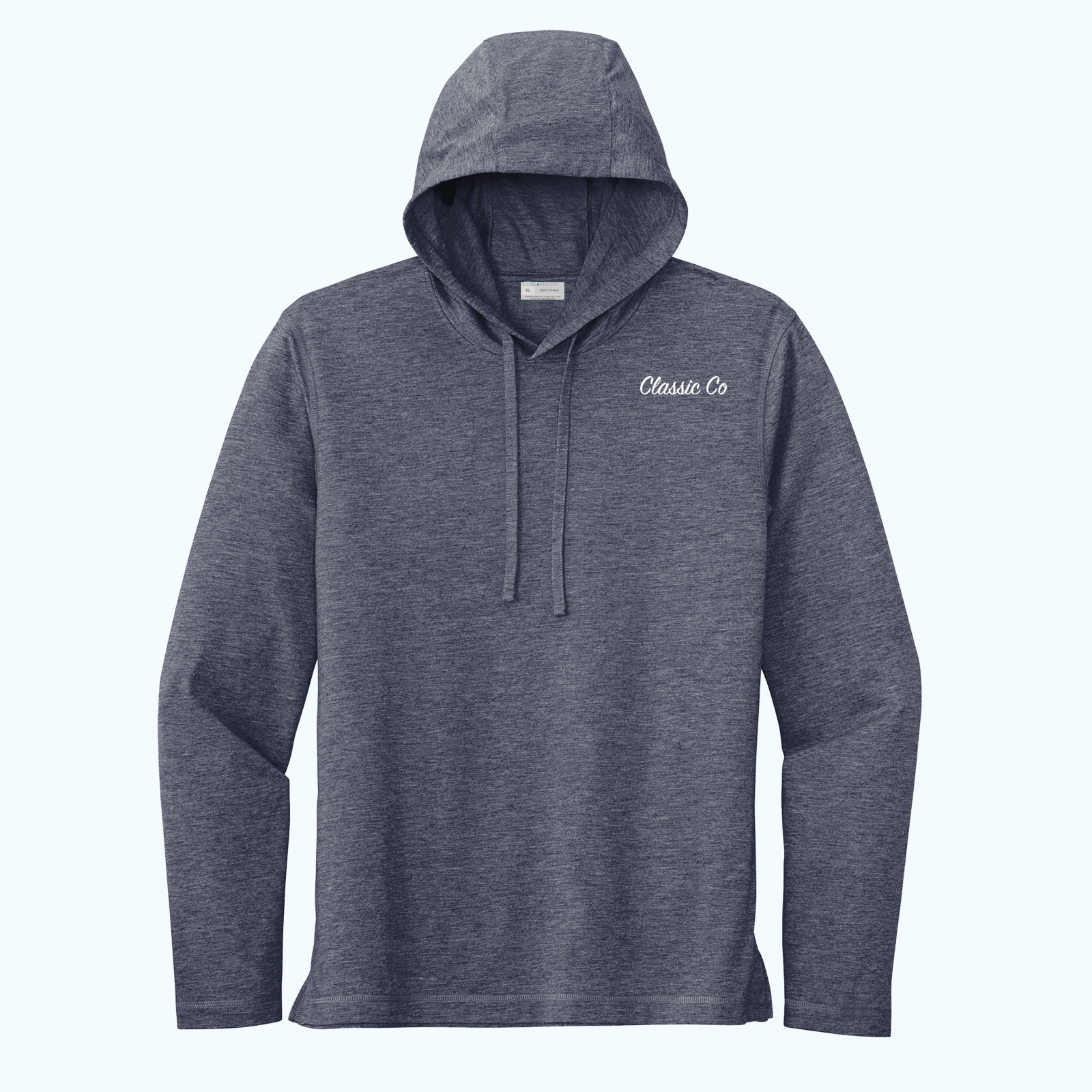 Elevated Performance Script Hooded Long Sleeve